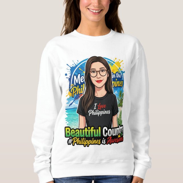 I Love Philippines Sweatshirt (Front)
