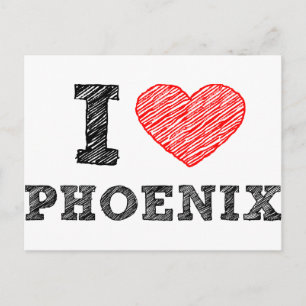 I Love Phoenix Postcard