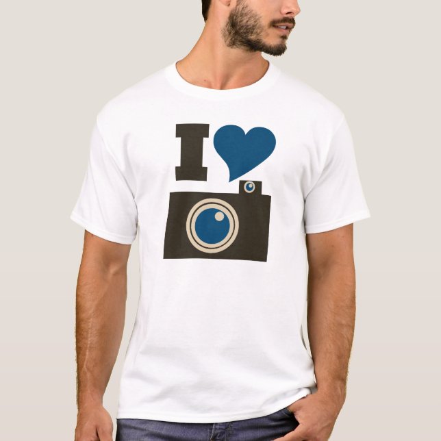 I Love Photography T-Shirt (Front)