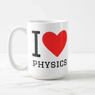 I love physics coffee mug