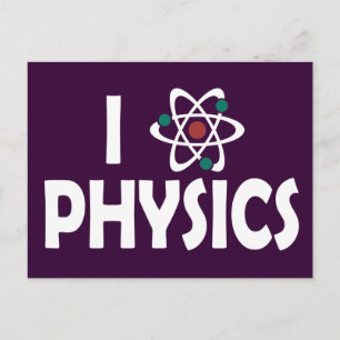 I Love Physics Postcard