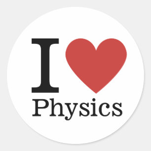 I ❤️ Love Physics STICKER