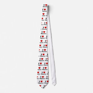 I love physics Tie