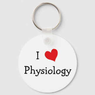 I Love Physiology Key Ring