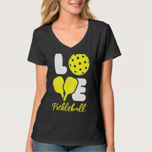 I Love Pickleball  Cute Pickleball T-Shirt
