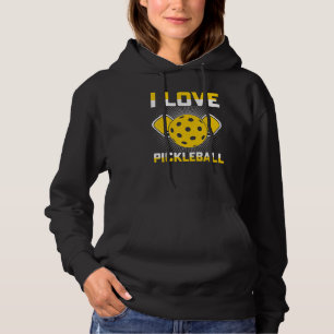 I Love Pickleball Pickleball Hoodie