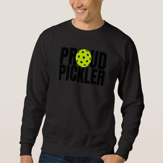 I Love Pickleball Player Sports  Pickleball Sweatshirt (Front)