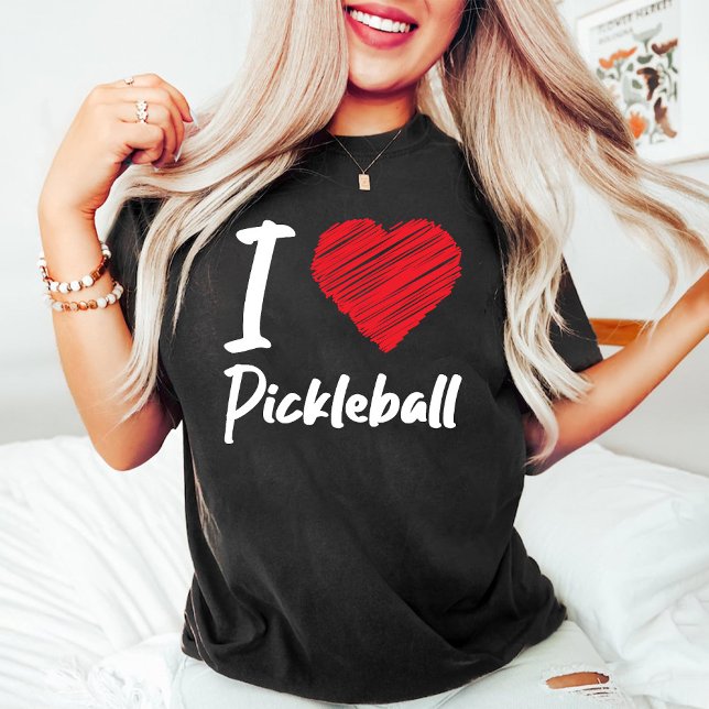 I Love Pickleball | Retirement Pickleball Black T-Shirt (I Love Pickleball | Retirement Pickleball Black T-Shirt)