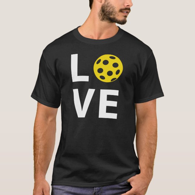 I Love Pickleball T-Shirt (Front)
