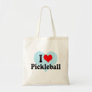 I love Pickleball Tote Bag