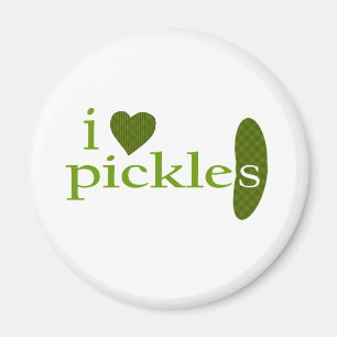 I Love Pickles Magnet