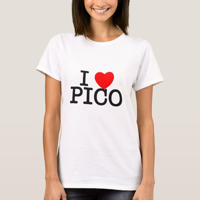 I Love Pico Massachusetts T-Shirt (Front)