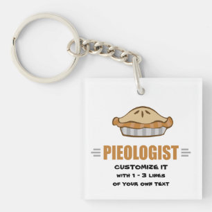 I Love Pie Key Ring