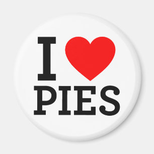 I Love Pies Magnet