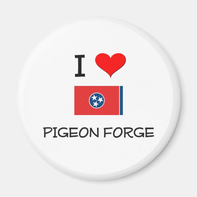 I Love Pigeon Forge Tennessee Magnet (Front)
