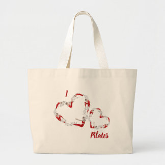I love Pilates Large Tote Bag