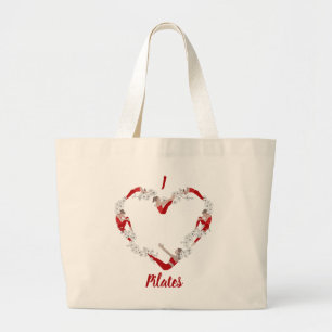 I love Pilates  Large Tote Bag