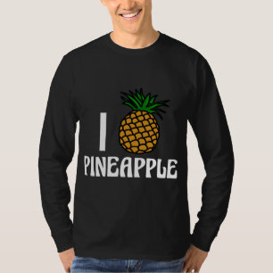 I Love Pineapple Cute Fruit T-Shirt