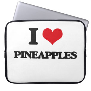 I Love Pineapples Laptop Sleeve