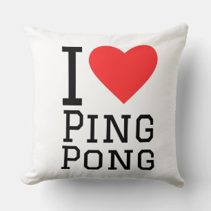 I love ping pong cushion