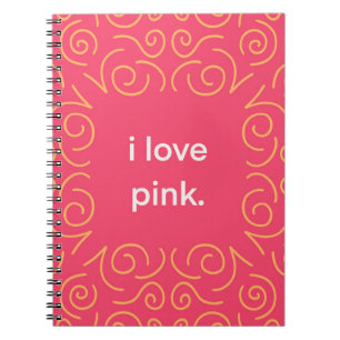 I love pink espresso music. notebook