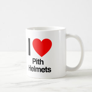 i love pith helmets coffee mug