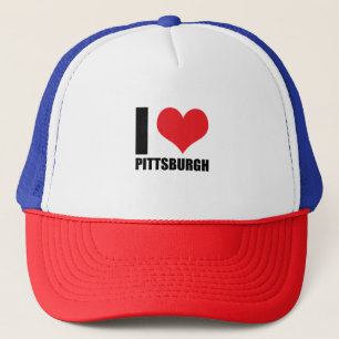 I love Pittsburg Trucker Hat