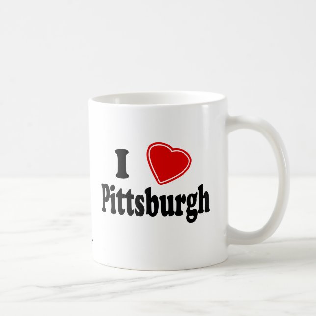 I Love Pittsburgh Coffee Mug (Right)