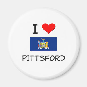 I Love Pittsford New York Magnet