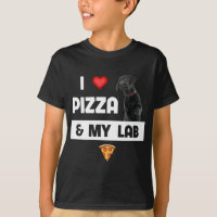 I Love Pizza And My Black Lab Dog Pepperoni Cheese