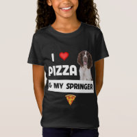 I Love Pizza And My Springer Spaniel Dog Pepperoni