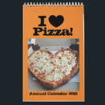 I Love Pizza Annual Calendar 2018<br><div class="desc">I Love Pizza Annual Calendar 2018</div>