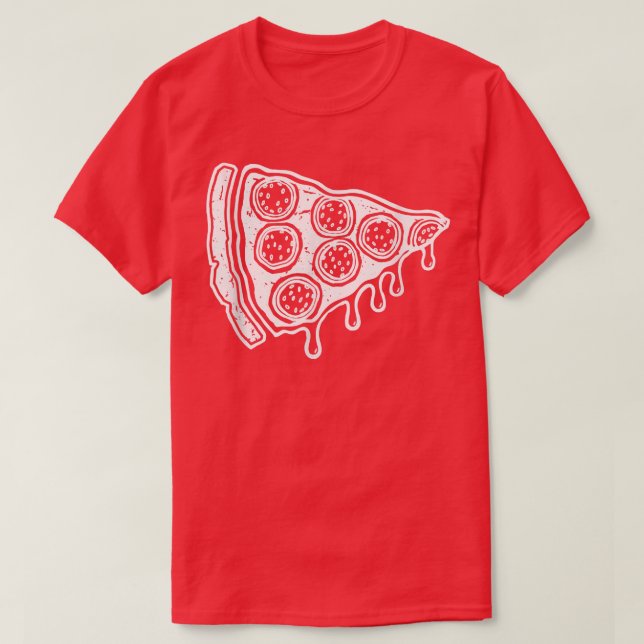 I love Pizza for Men Woman Kids Fun pizza lovers T T-Shirt (Design Front)