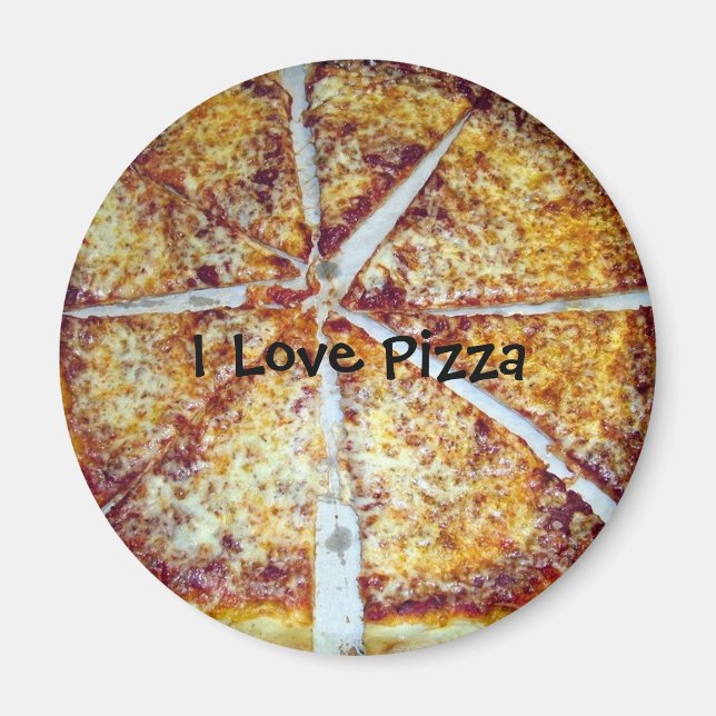 I Love Pizza Magnet (Front)