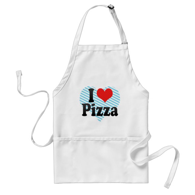 I Love Pizza Standard Apron (Front)