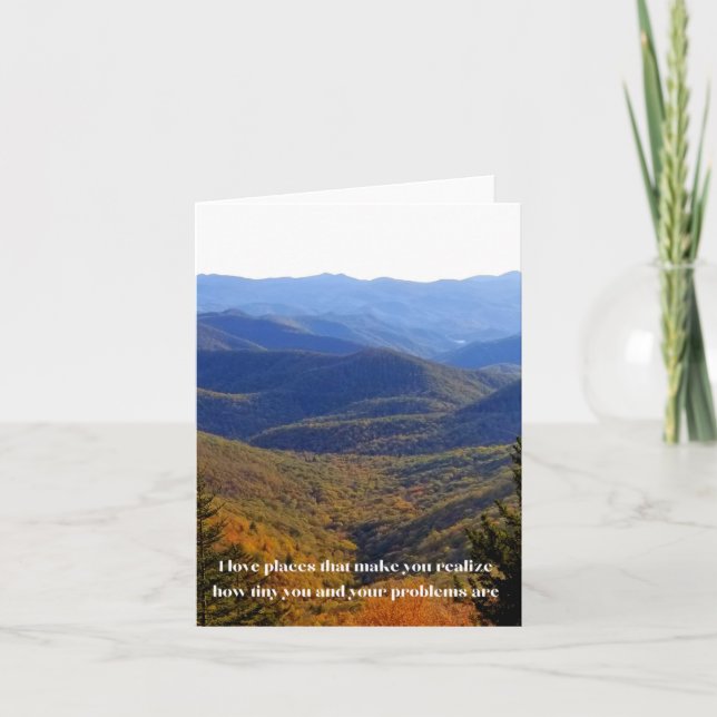 I love places Notecard (Front)