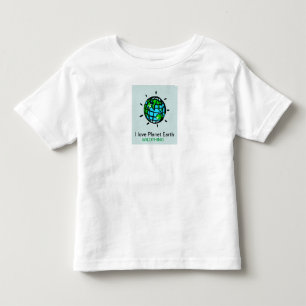 I love Planet Earth - Wildthing - Conservation - Toddler T-Shirt