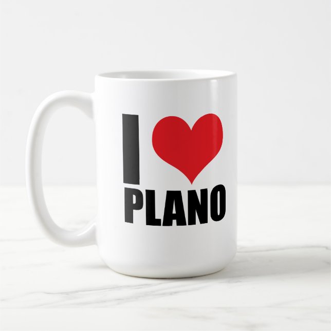 I love Plano Coffee Mug (Left)