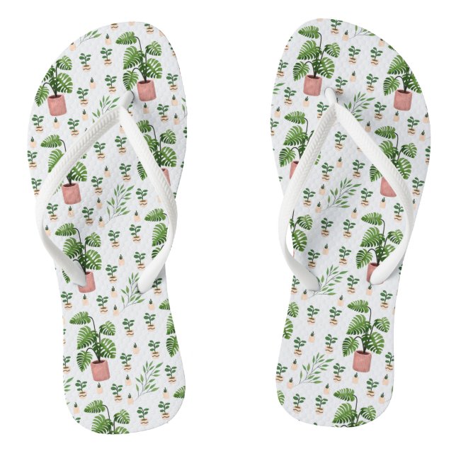 I Love Plants Jandals (Footbed)