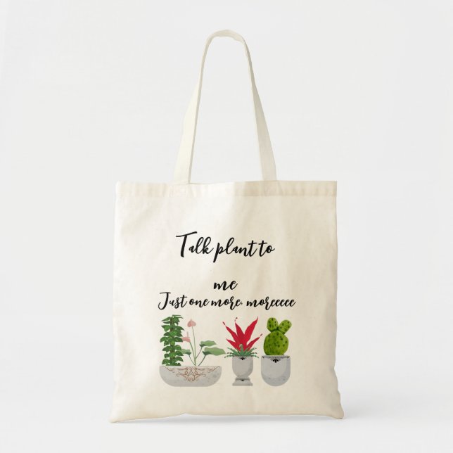 I Love Plants Tote Bag (Front)