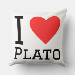I love Plato Cushion