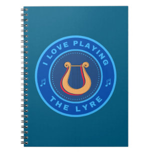 I love playing the Lyre Notebook