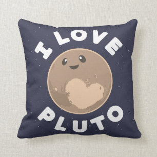 I Love Pluto Cushion