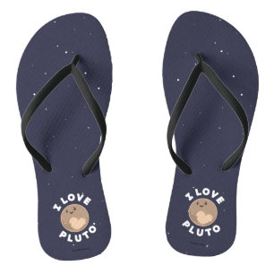 I Love Pluto Jandals