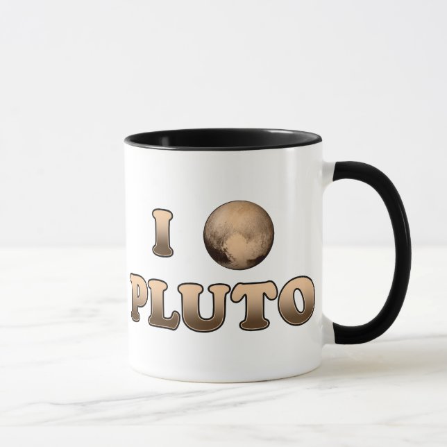 I Love Pluto Mug (Right)