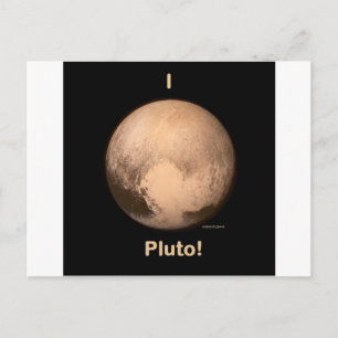 I love Pluto! Postcard