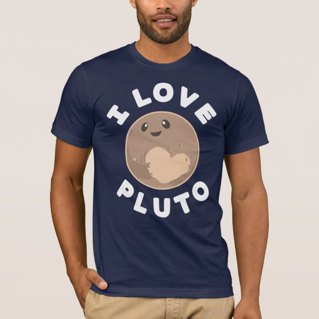 I Love Pluto T-Shirt (Front)