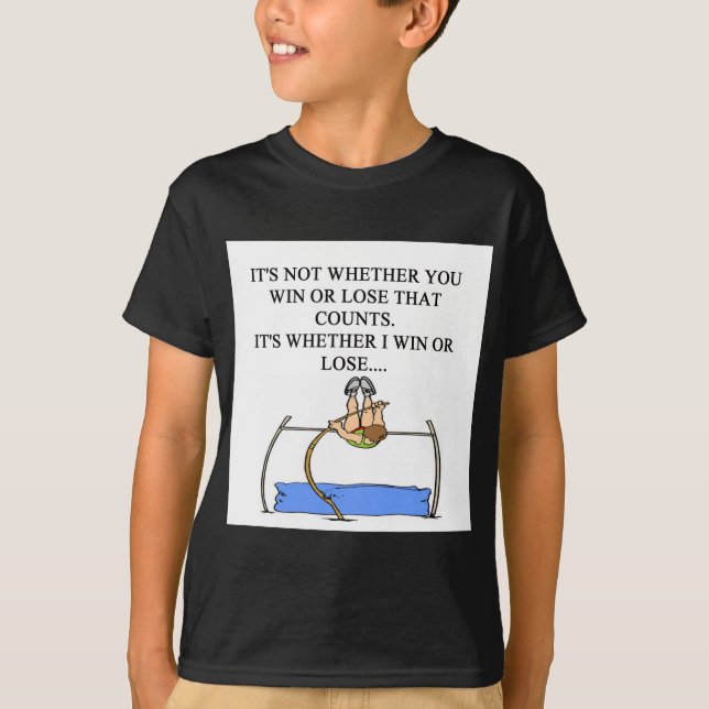 i love pole vaulting T-Shirt (Front)