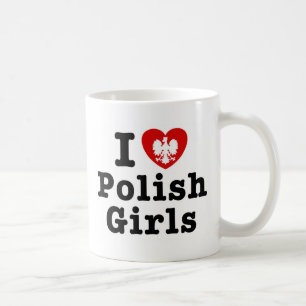 I Love Polish Girls Coffee Mug