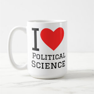 I love political science coffee mug